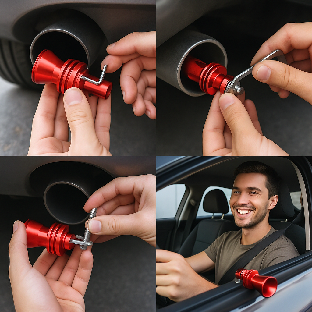 Exhaust Pipe Oversized Roar Maker 🚗🔥
