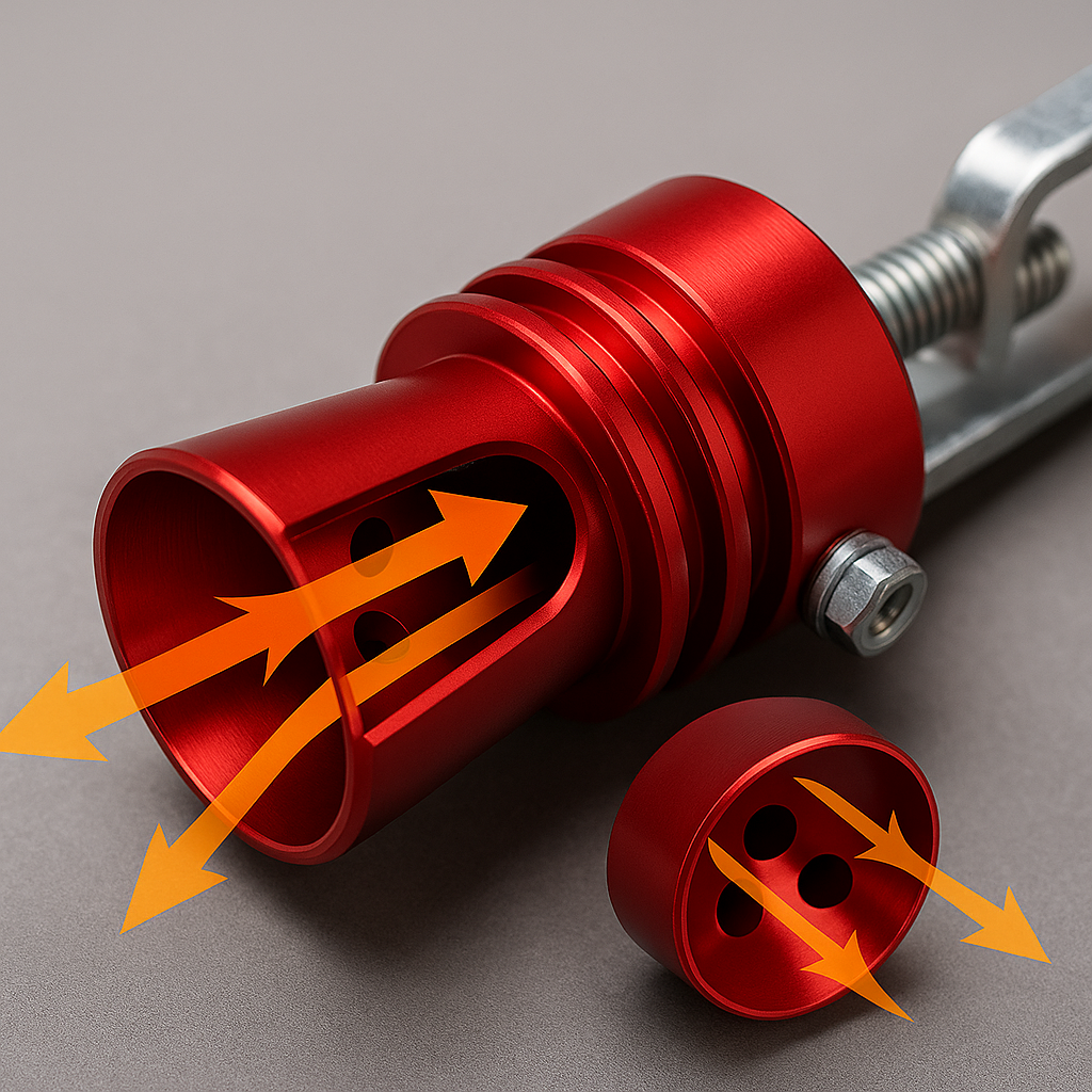 Exhaust Pipe Oversized Roar Maker 🚗🔥
