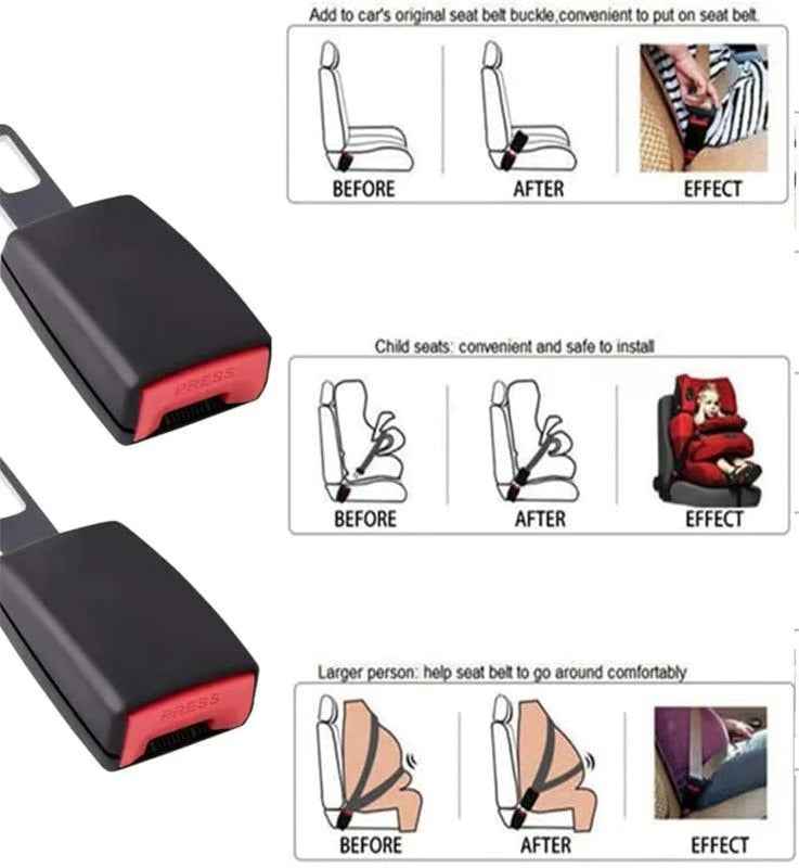 Extensions de boucle de ceinture de sécurité pour voiture