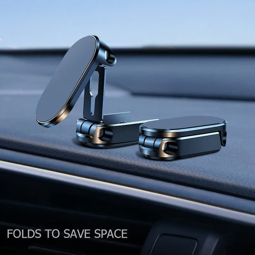 Support de téléphone pour voiture pliable en alliage avec aimant
