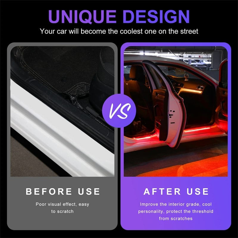 Seuil personnalisé à LED
