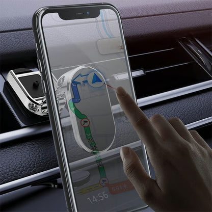 Support de téléphone pour voiture pliable en alliage avec aimant