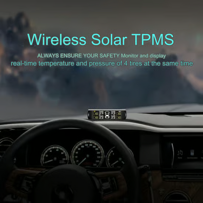 Solar Powered Car Tire Pressure Monitoring Tool🚗